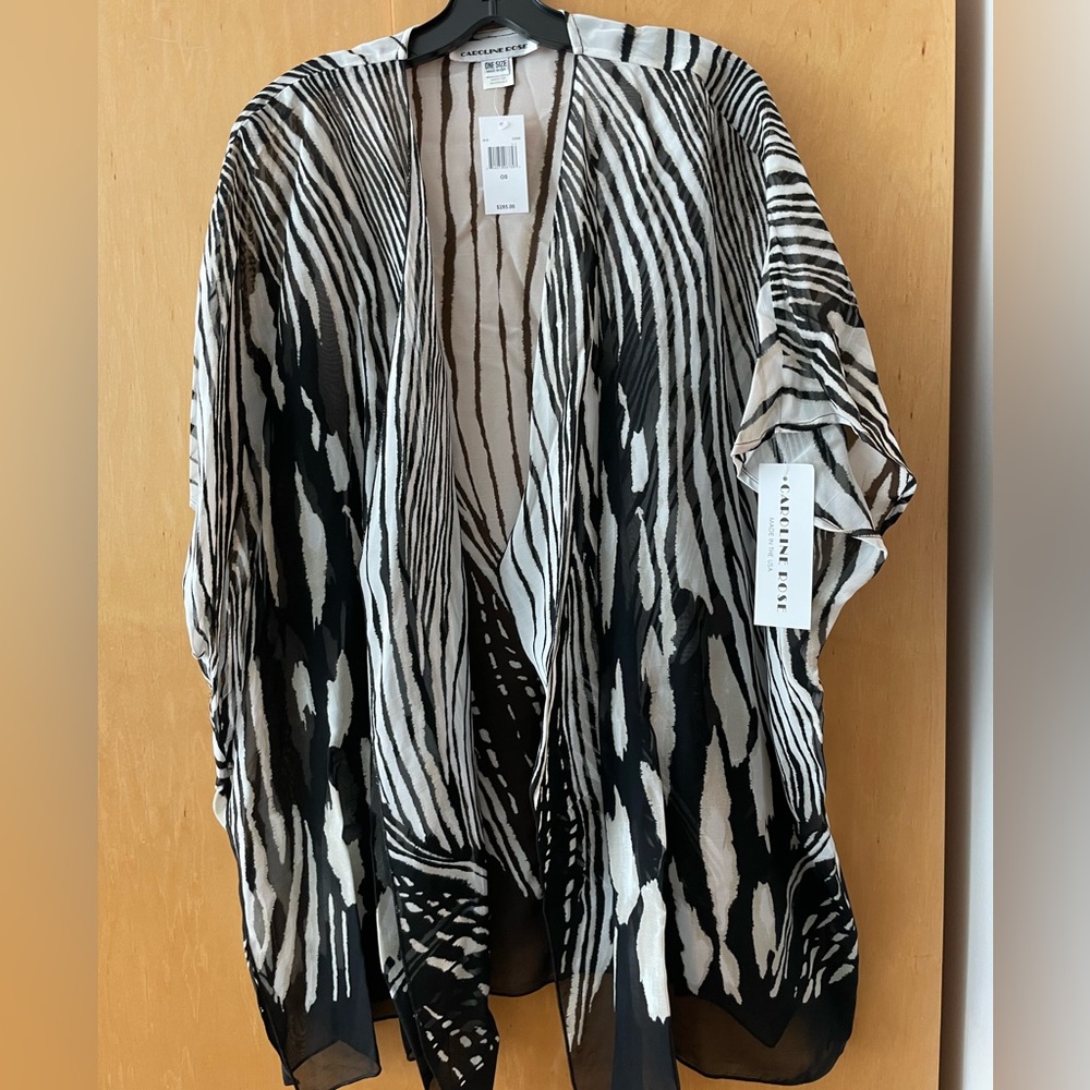 Caroline Rose swimsuit cover up - animal print. One size. New with tags!